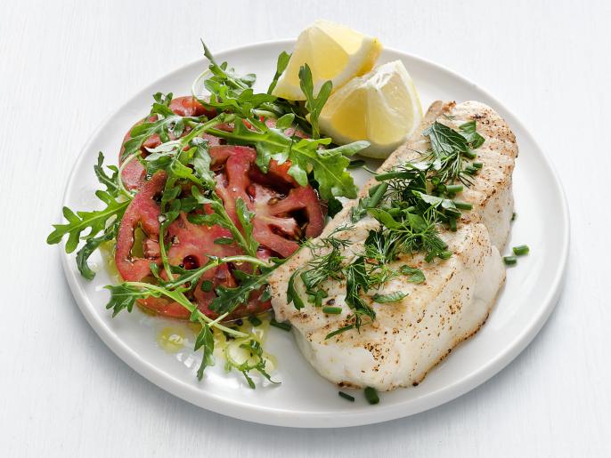 Broiled Halibut with Summer Herbs Recipe Food Network Kitchen Food