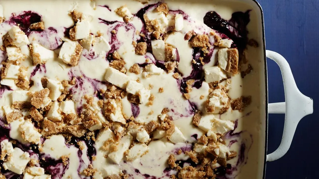 Blueberry Cheesecake Ice Cream