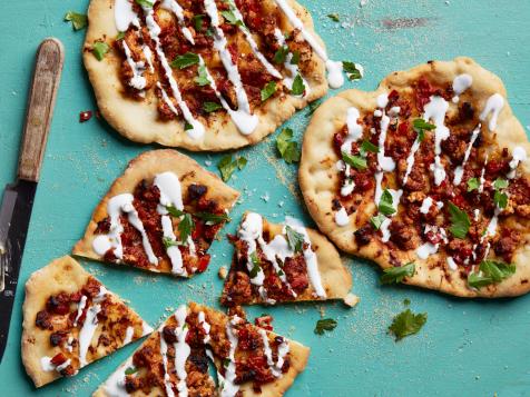 Tangy Spiced Chicken Flatbreads