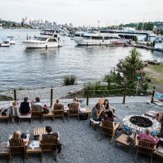 Seattle’s best view can be seen from the waterline: Lake Union in the foreground, that iconic skyline punctuated by a tiny Space Needle in the back. And set in the most-prime location, with a perfect patio, Westward has been steadily gaining accolades since it opened in 2013. While Chef Zoi Antonitsas’ inspired, award-winning Mediterranean cuisine is reason enough to go, the real draw is the outdoor space, complete with picnic tables, a fire pit ensconced in oyster shells and a dock to pull right up to from the lake.