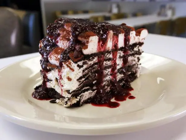 Chocolate-Cherry Icebox Cake Recipe | Amanda Freitag | Food Network