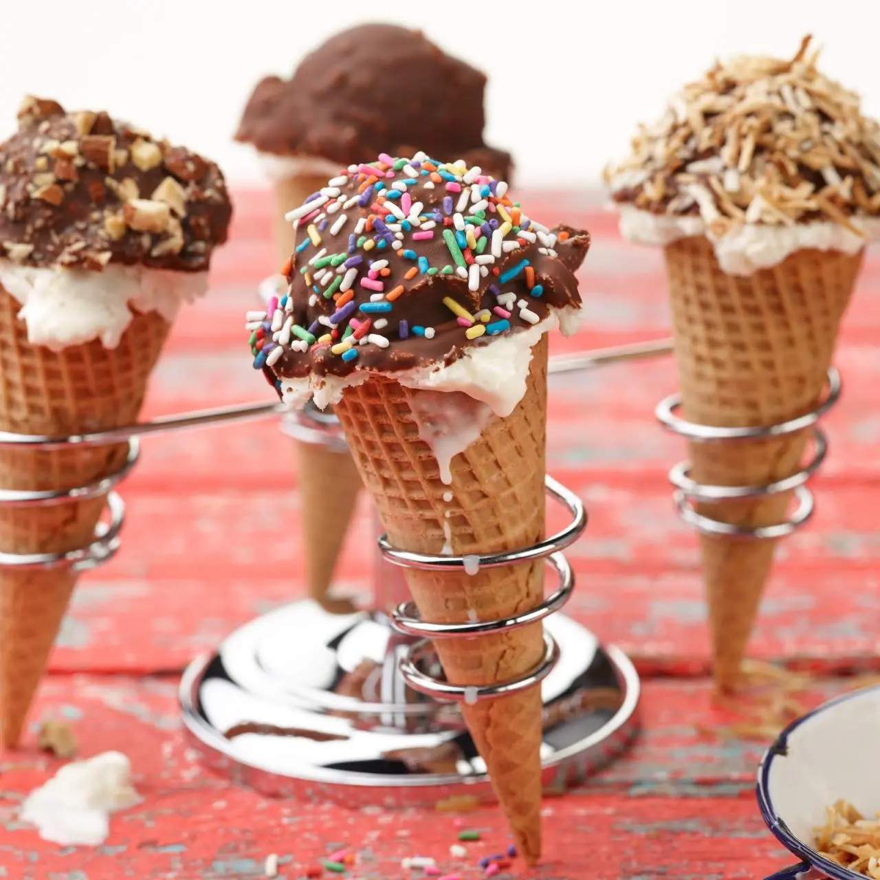 Chocolate Dipped Ice Cream Cone