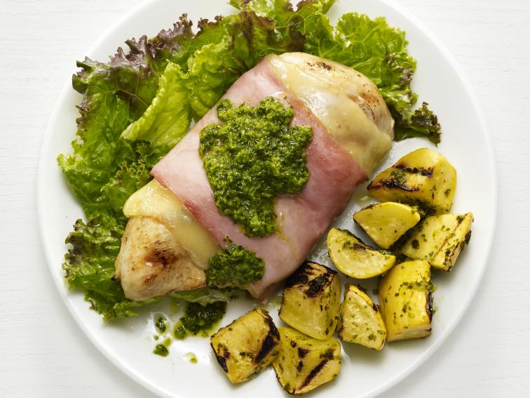 Grilled Chicken Cordon Bleu Recipe Food Network Kitchen Food Network