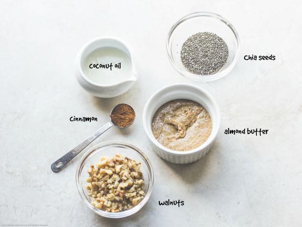 Ingredients for Min Kwon's Brain-Boosting Rice Crispy Treats, as seen on Healthy Eats Blog