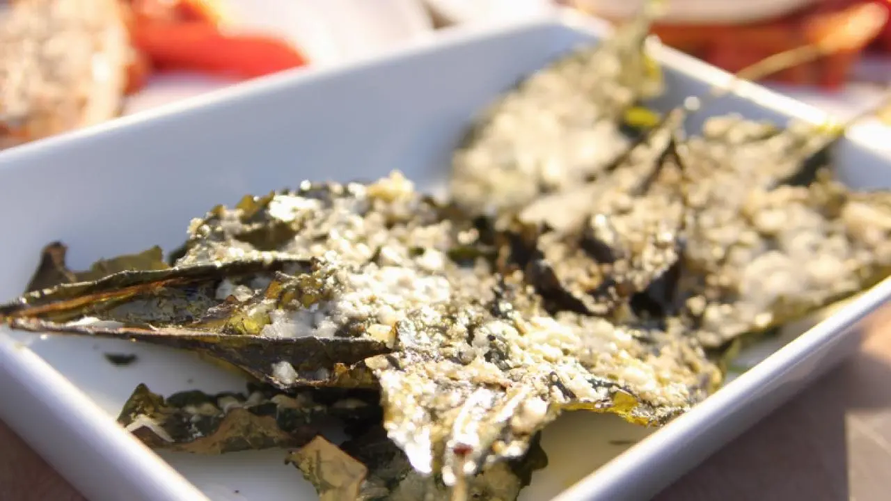 Ina's Parmesan Kale Chips