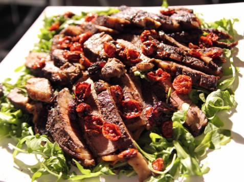 Rib-Eye Steaks with Porcini Rub