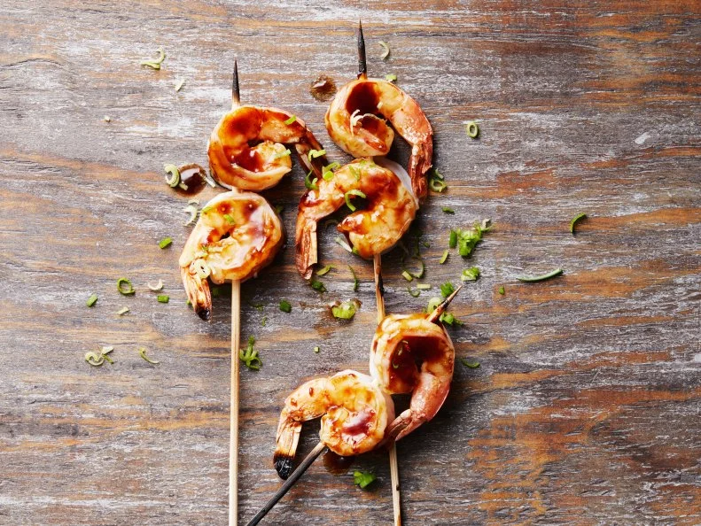 FNK Flat Content;3-Ingredient Thanksgiving Appetizers;Asian Shrimp Skewers
