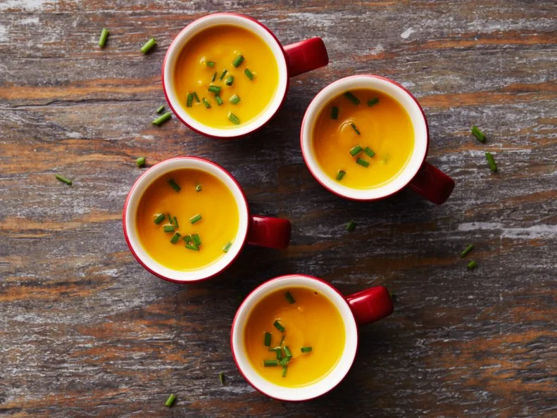 FNK Flat Content;3-Ingredient Thanksgiving Appetizers;Butternut Soup Shooters