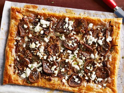 Simple Fig and Walnut Tart