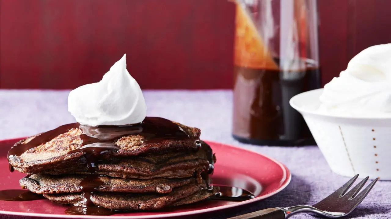 Hot Chocolate Pancakes