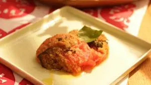 Heirloom Tomato and Pecorino Gratin