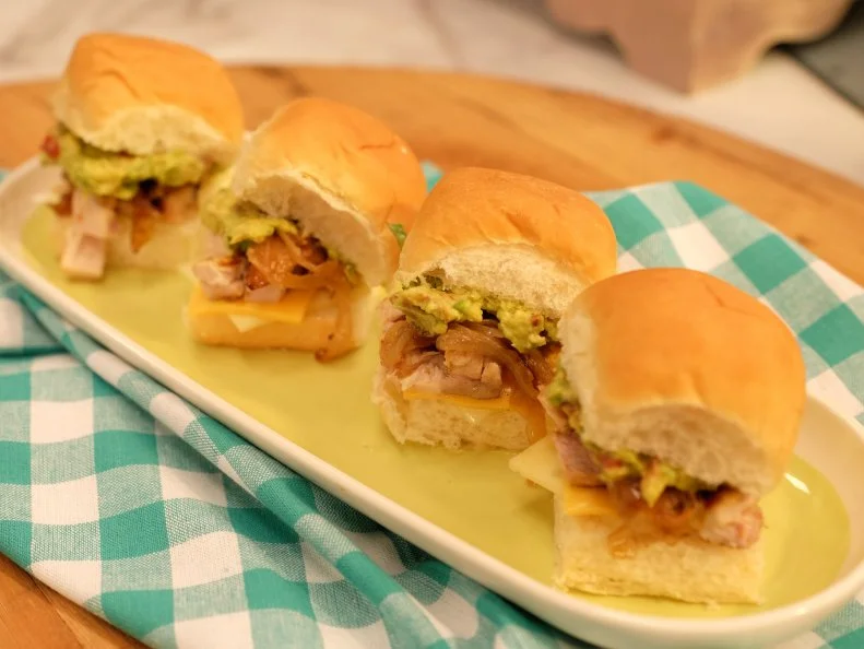 Grilled Chicken and Avocado-Bacon Sliders from The Kitchen