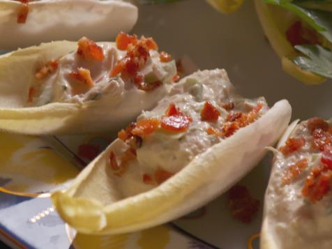 Creamy Crab and Bacon Endive Boats
