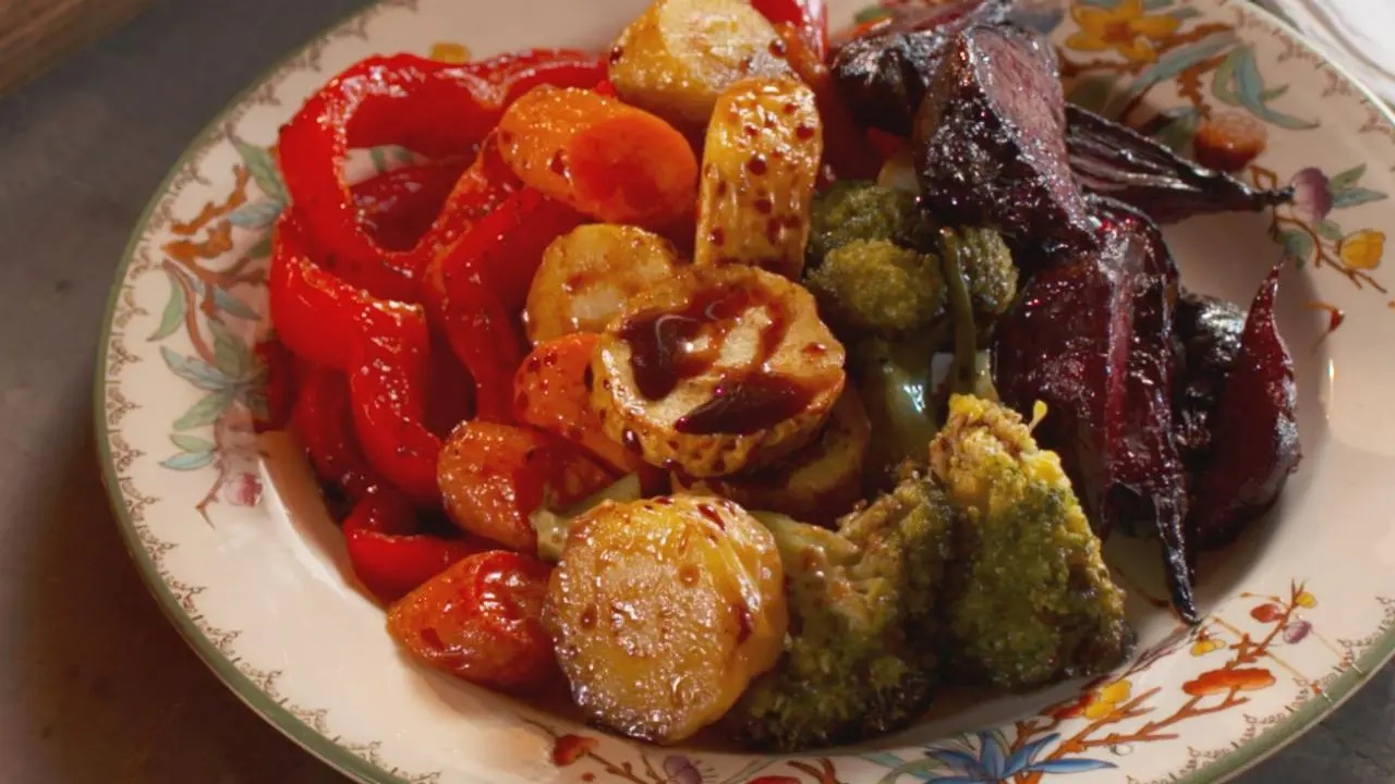 Rainbow Roasted Vegetables