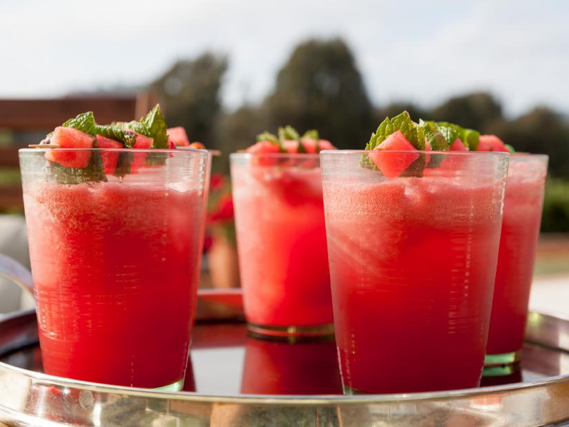 Kid Friendly Watermelon Spritzers, ready to drink, as prepared by host Valerie Bertinelli on Valerieâ  s Home Cooking.