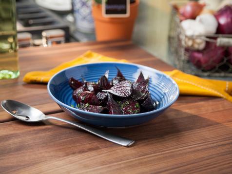 Roasted Beets with Herbs