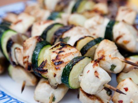 BBQ Chicken Kabobs with Tequila Lime Cilantro
