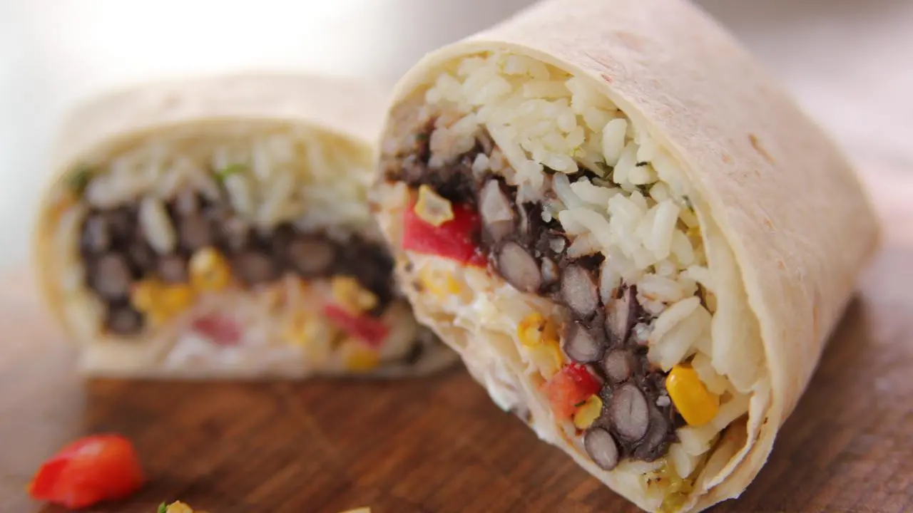 Ree's Grilled Veggie Burritos