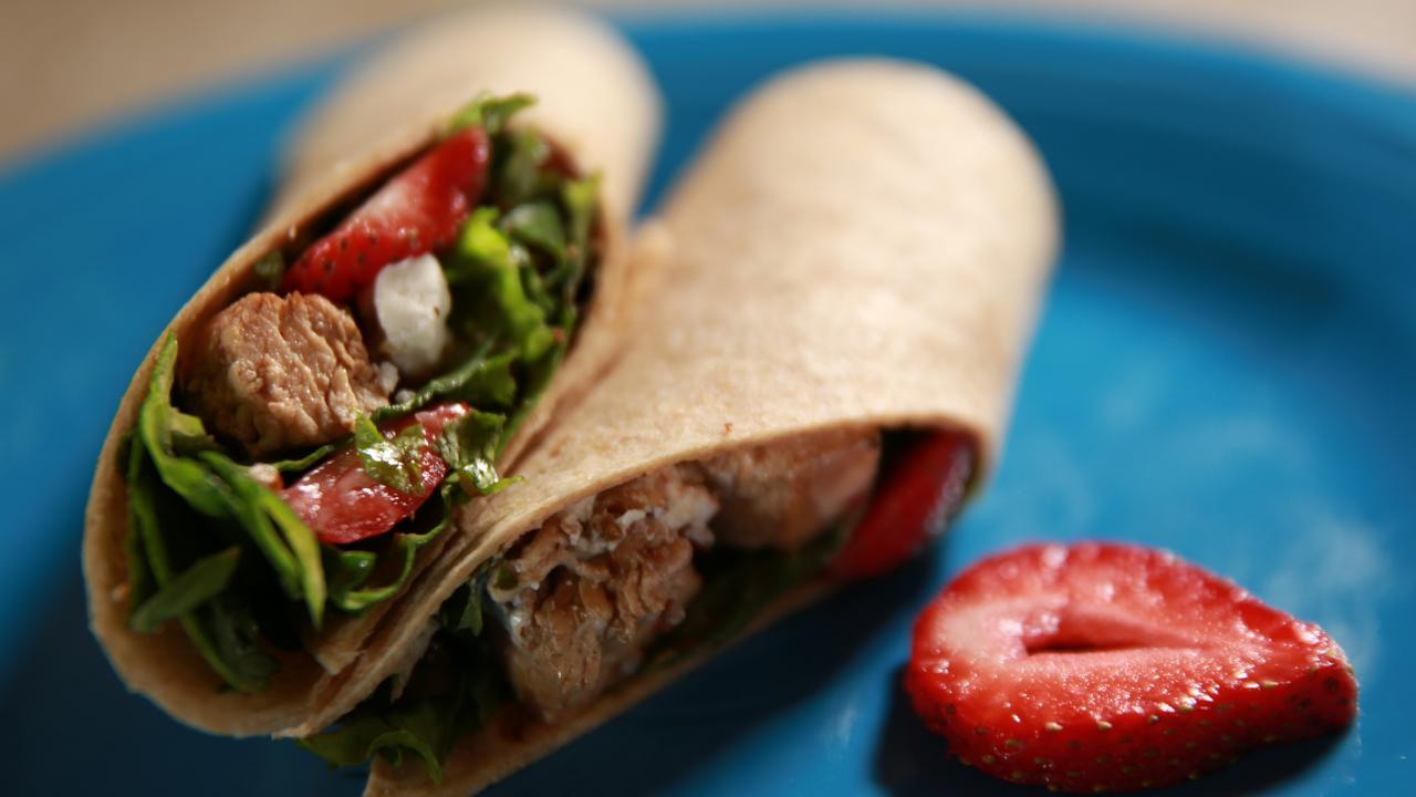 Chicken and Strawberry Wrap