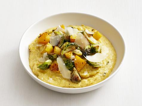 Pumpkin Polenta with Vegetables