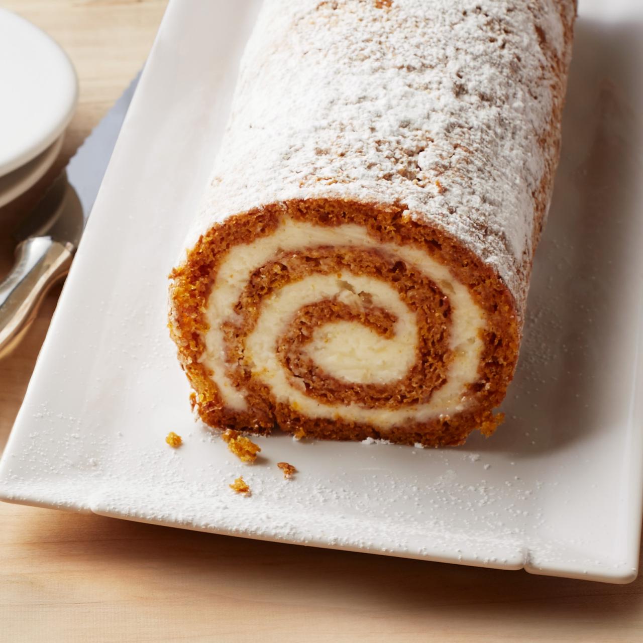 Pumpkin Mascarpone Roulade - Espresso and Lime