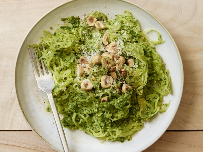 Spaghetti Squash With Kale Pesto recipe