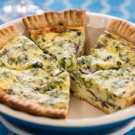 Beauty Shots of Valerie's Quiche as seen on Food Networkâ  s Valerieâ  s Home Cooking, Season 1