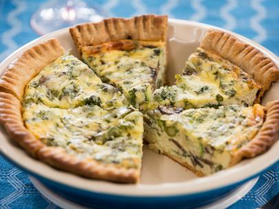 Beauty Shots of Valerie's Quiche as seen on Food Networkâ  s Valerieâ  s Home Cooking, Season 1