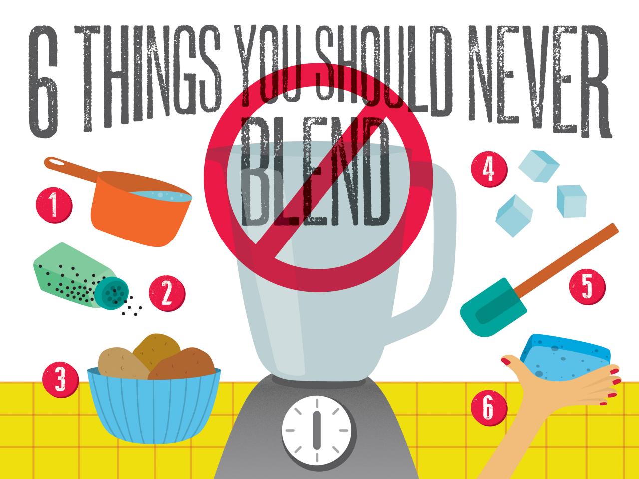 11 Things You Should Never Put in Your Blender