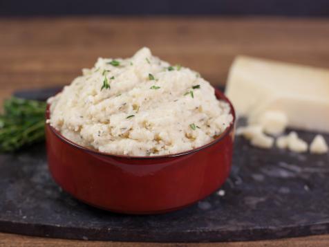 Parmesan and Asiago Cauliflower Potato Mash