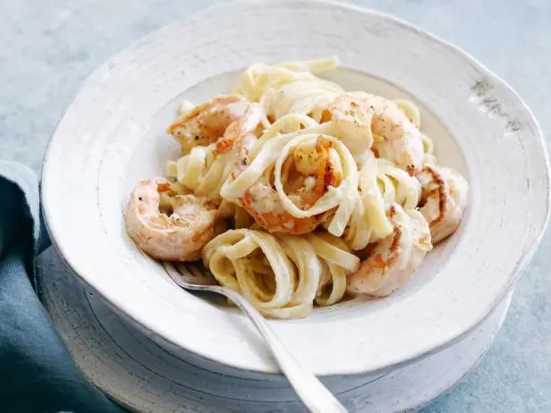 Shrimp Fettuccine Alfredo [www.foodnetwork.com]