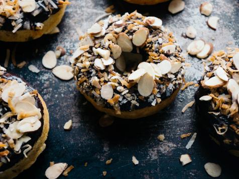 Coconut Almond Baked Doughnuts