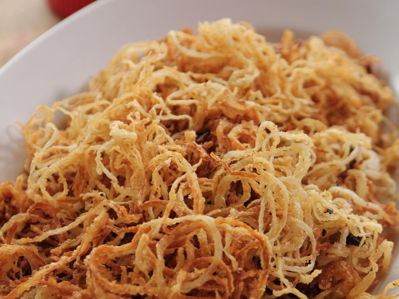 Crispy Fried Onion Strings – Baked by Rachel