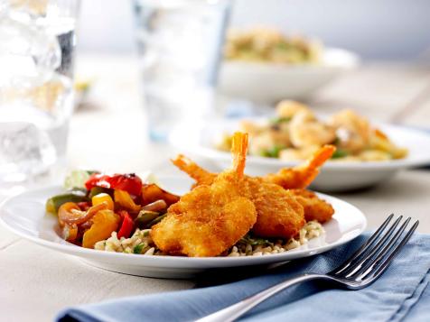 Fajita Butterfly Shrimp with Cilantro Rice