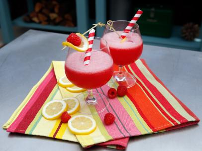 Geoffrey Zakarian's Frozen Raspberry and Vodka Lemonade is seen on the set Food Network's The Kitchen, Season 7.