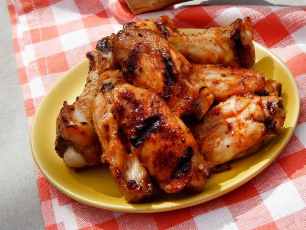 Grilling whole shop chicken wings