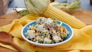 Grilled Corn and Poblano Salad
