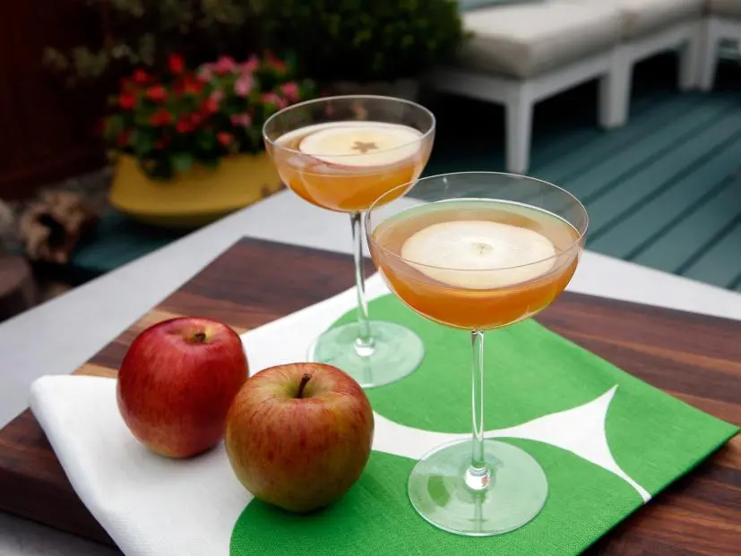 Co-Host Geoffrey Zakarian's Appletini is seen on the set of Food Network's The Kitchen, Season 7.
