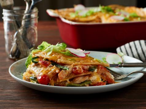 Mexican Chicken-and-Poblano Lasagna