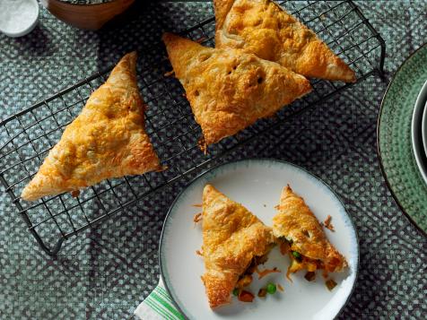 Cheesy Curry Veggie Turnovers