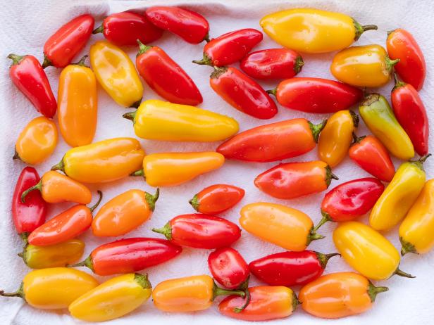 Sweet small store peppers