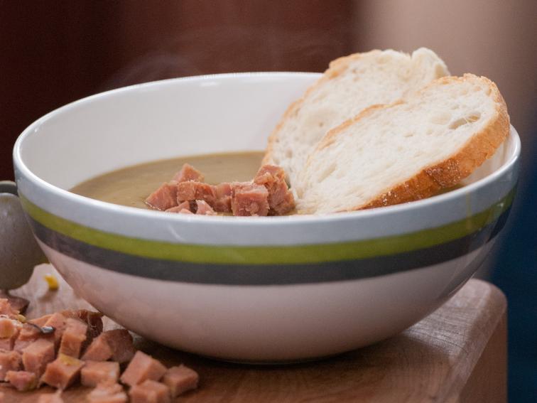 Split Pea and Smoked Ham Soup Recipe Jeff Mauro Food Network