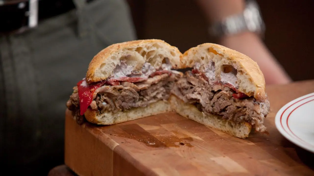 Roasted Porketta on Ciabatta