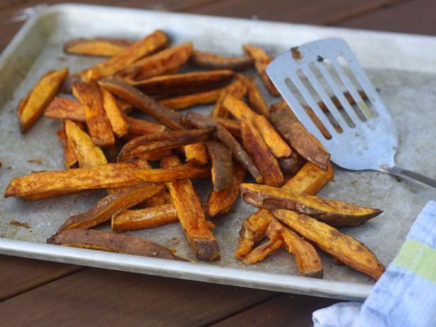 Sweet Potato Oven Fries with Cinnamon