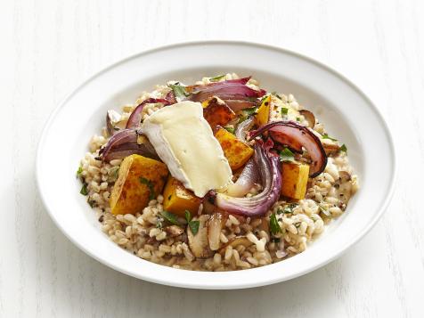 Farro with Brie and Squash