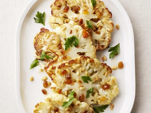 Roasted Cauliflower Steaks Recipe | Valerie Bertinelli | Food Network