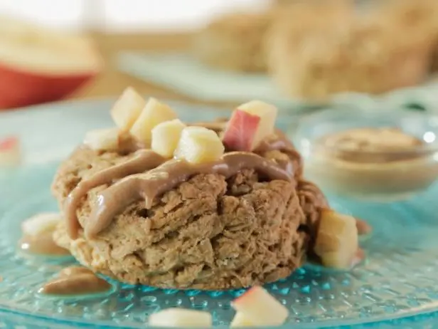 Oatmeal Biscuits with Apple Butter Yogurt Recipe | Trisha Yearwood | Food Network