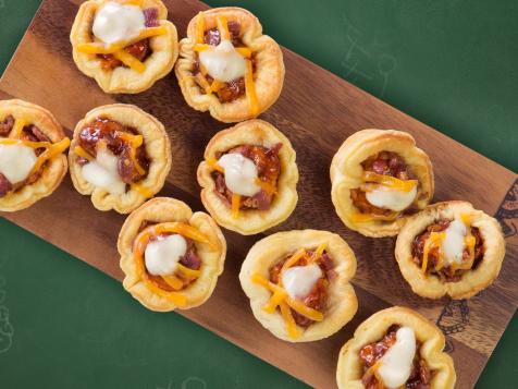 Cheesy BBQ Chicken Puffs