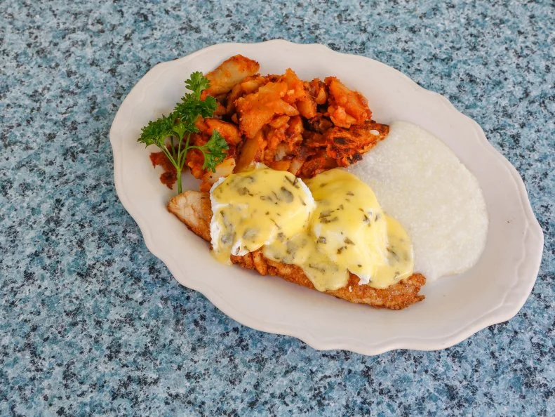 Lucille's Creole Cafe - Trout and Eggs