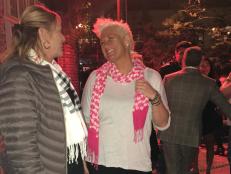 Anne Burrell hosted a high-energy happy hour filled with tapas-style snacks and bubbly cocktails to kick off the second night of the New York City Wine &amp; Food Festival.
